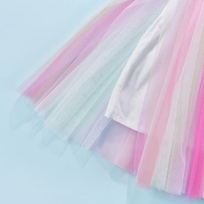 Vestido Infantil Tirante Tul