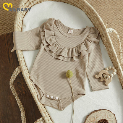Body Infantil Cuello Volantes