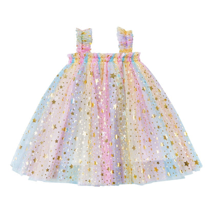 Vestido Infantil Tirante Tul