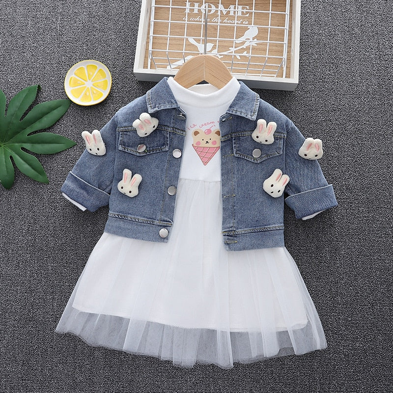 Conjunto infantil con chaqueta Conejo