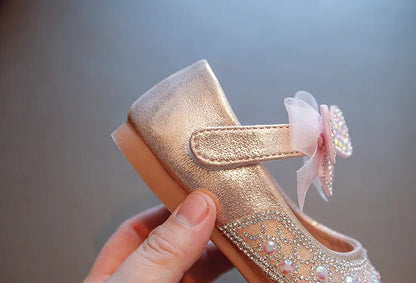 Zapatillas Infantiles Lazo Brillante
