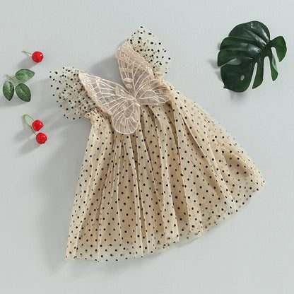 Vestido Mariposa Tul Poá