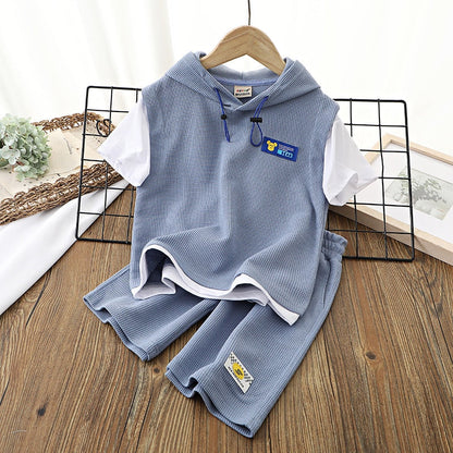 Conjunto Infantil Verano Con Capucha