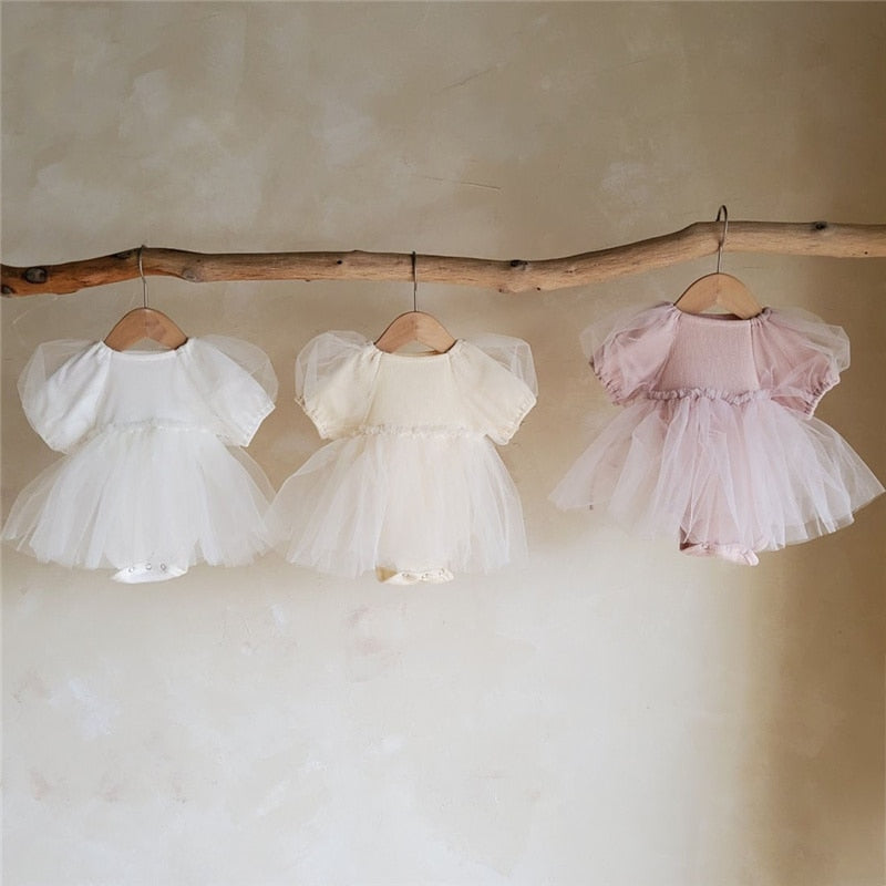 Vestido Infantil Body Tul