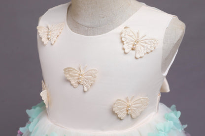 Vestido de Fiesta Infantil Mariposas