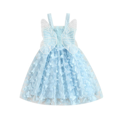 Vestido Princesa Vestido de Tul con Mariposa