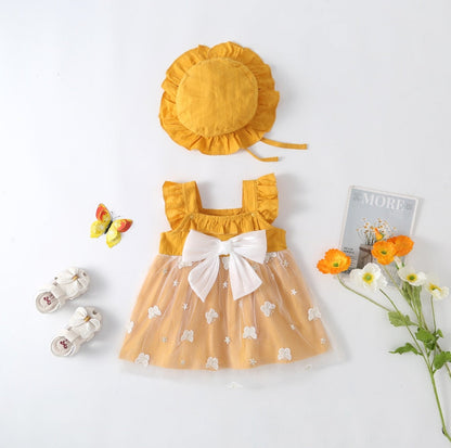 Vestido infantil de encaje