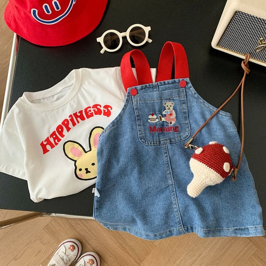 Camiseta + Falda Peto Jeans