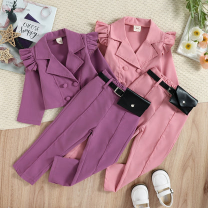 Traje abrigo + pantalón