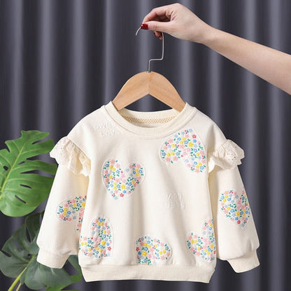 Blusa Infantil Corazones