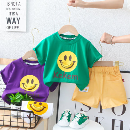 Conjunto Infantil Estampado Sonrisas