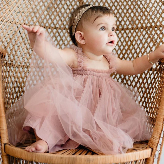 Vestido Infantil Tirante Tul