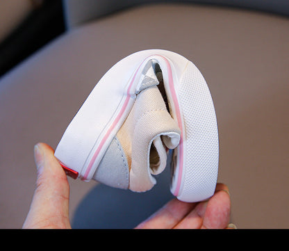 Zapatillas Infantil Cuadros Rosa