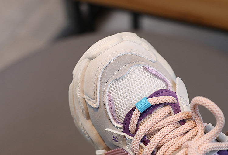Zapatillas suaves con cordones para niños