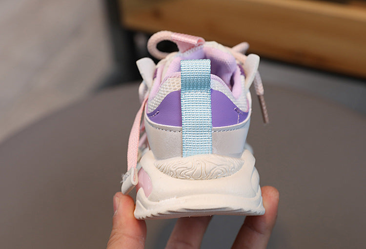 Zapatillas suaves con cordones para niños
