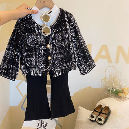 Conjunto infantil Tweed Buttons