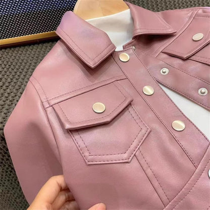 Chaqueta Infantil Botones Rosas