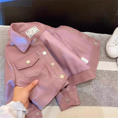 Chaqueta Infantil Botones Rosas