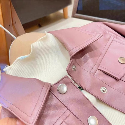 Chaqueta Infantil Botones Rosas