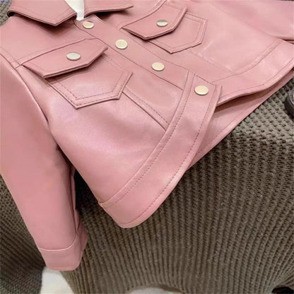 Chaqueta Infantil Botones Rosas