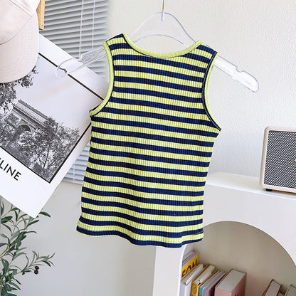 Conjunto Infantil Rayas Verdes