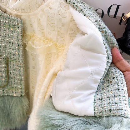 Conjunto Infantil Tweed Pelinhos