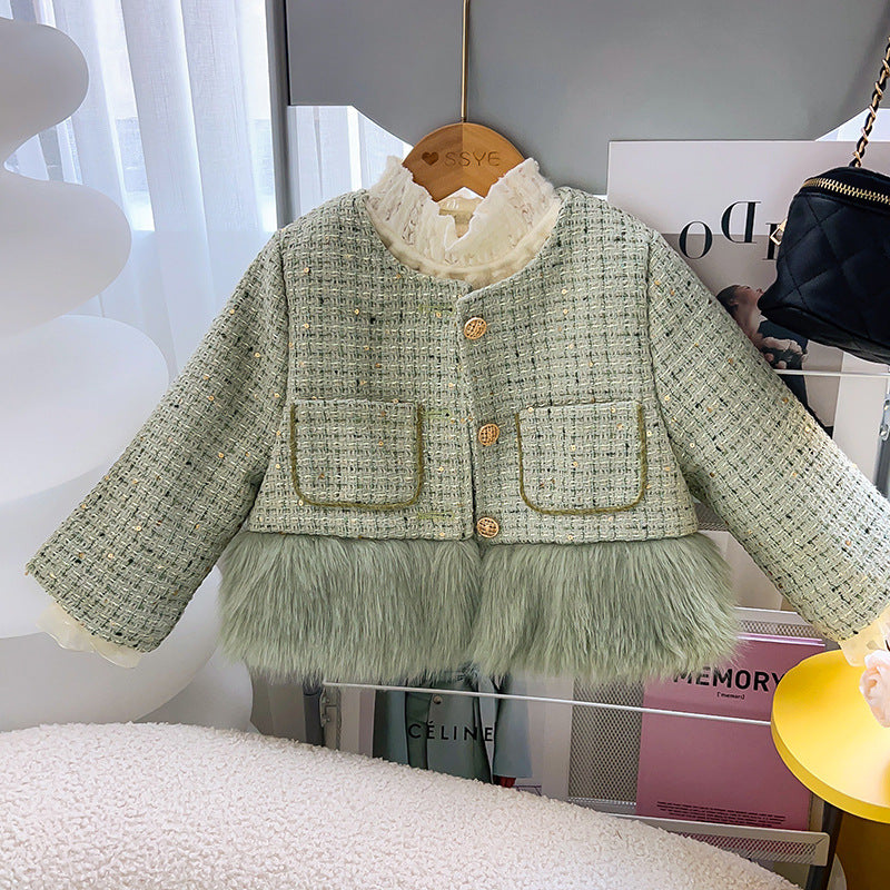Conjunto Infantil Tweed Pelinhos