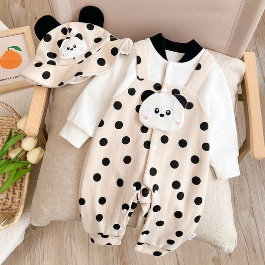 Mono con gorro Pandinha infantil