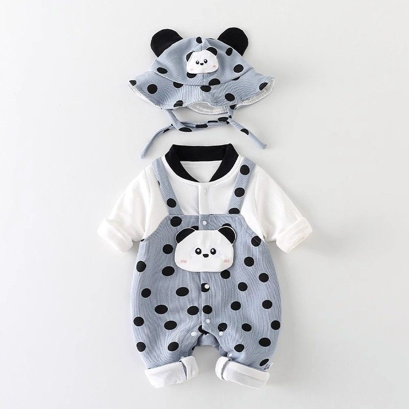 Mono con gorro Pandinha infantil