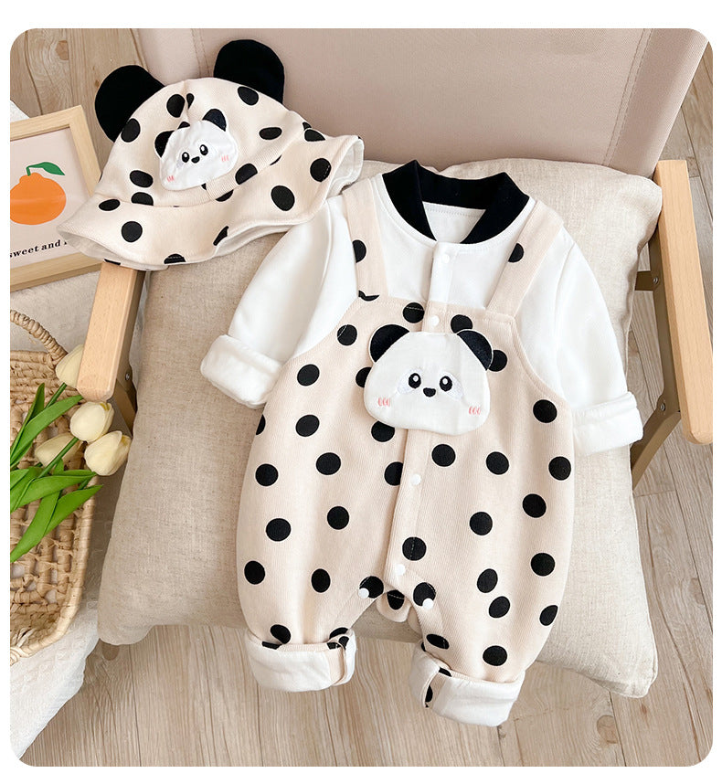 Mono con gorro Pandinha infantil