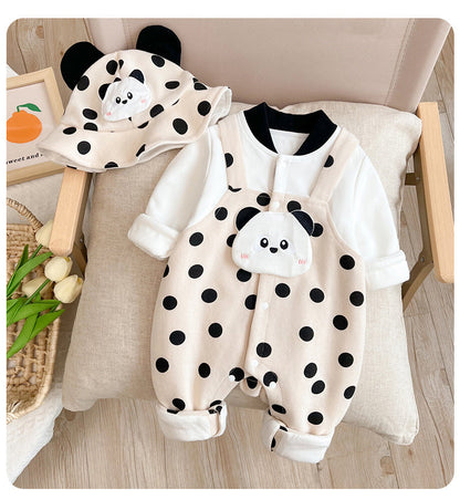 Mono con gorro Pandinha infantil