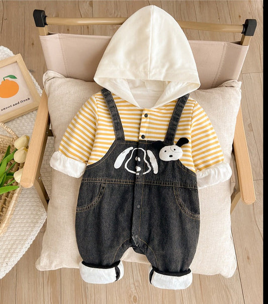 Mono Infantil Cachorro Rayas