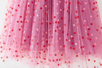 Vestido Poá Alcinha Infantil