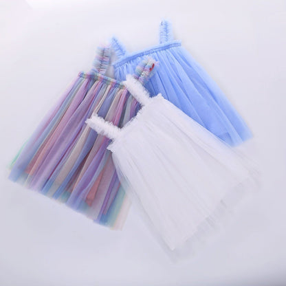 Vestido Infantil Asinha De Tul