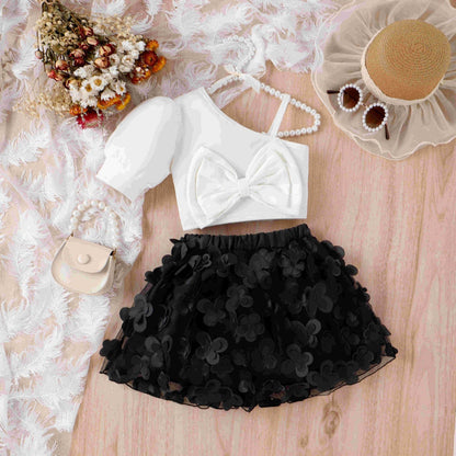 Conjunto de lazo de mariposa infantil