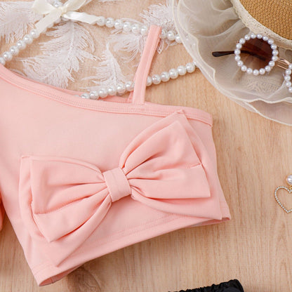 Conjunto de lazo de mariposa infantil