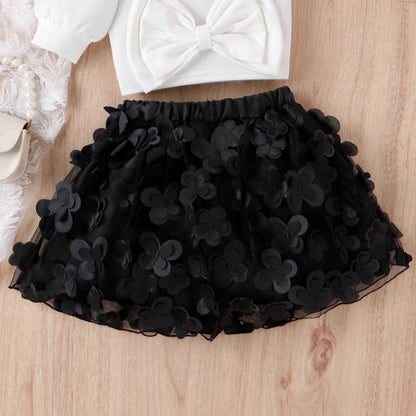 Conjunto de lazo de mariposa infantil