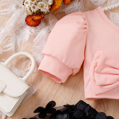 Conjunto de lazo de mariposa infantil