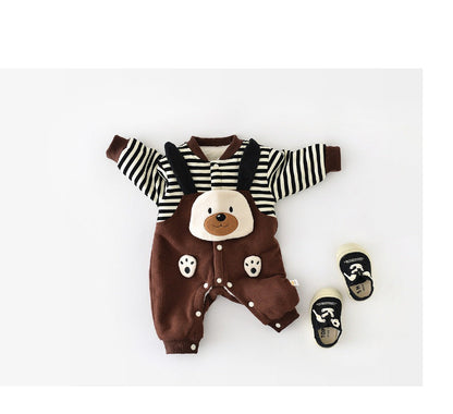 Mono Infantil Cachorro Rayas