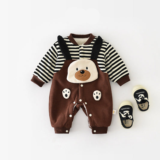 Mono Infantil Cachorro Rayas