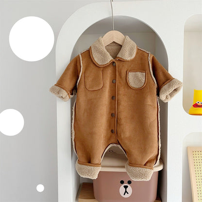 Mono Infantil Peludo Bolsinho