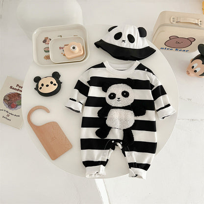 Mono infantil Pandinha + Gorro