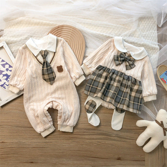Conjunto Infantil Cuadros Golinha