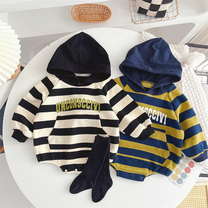 Body Infantil de Rayas de Invierno