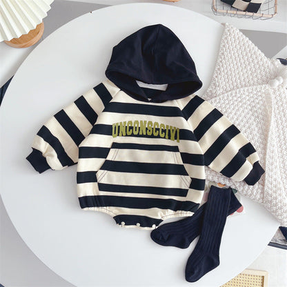 Body Infantil de Rayas de Invierno