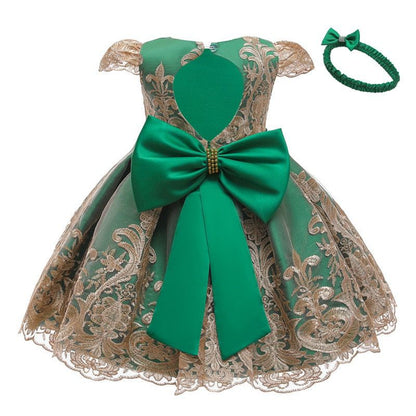 Vestido infantil de lujo