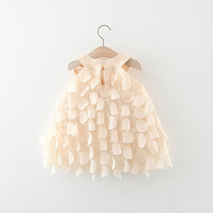 Vestido infantil de encaje boutique