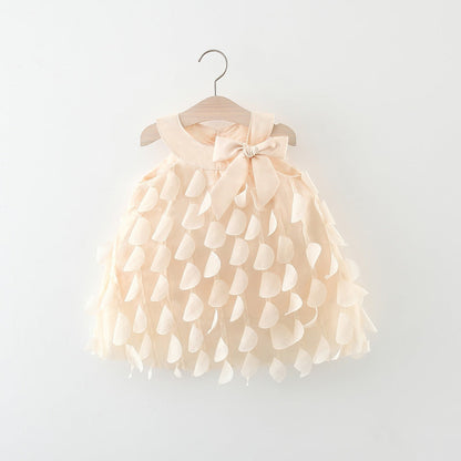 Vestido infantil de encaje boutique