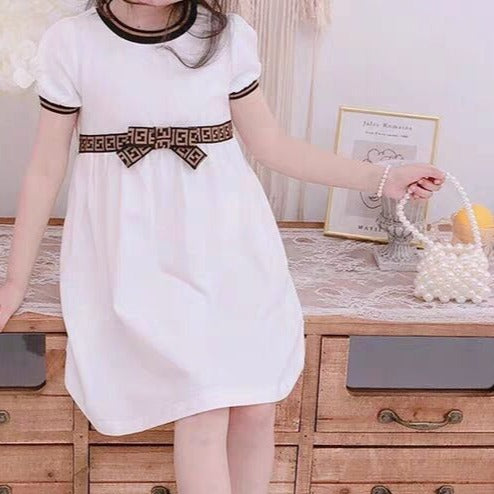 Vestido Infantil F Encaje