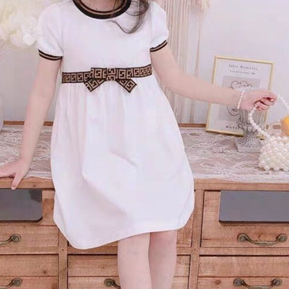 Vestido Infantil F Encaje